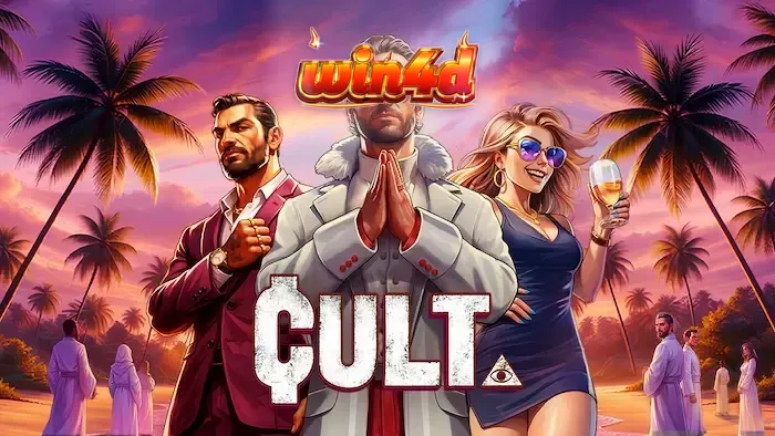 Tampilan visual slot Cult dengan tema okultisme yang misterius